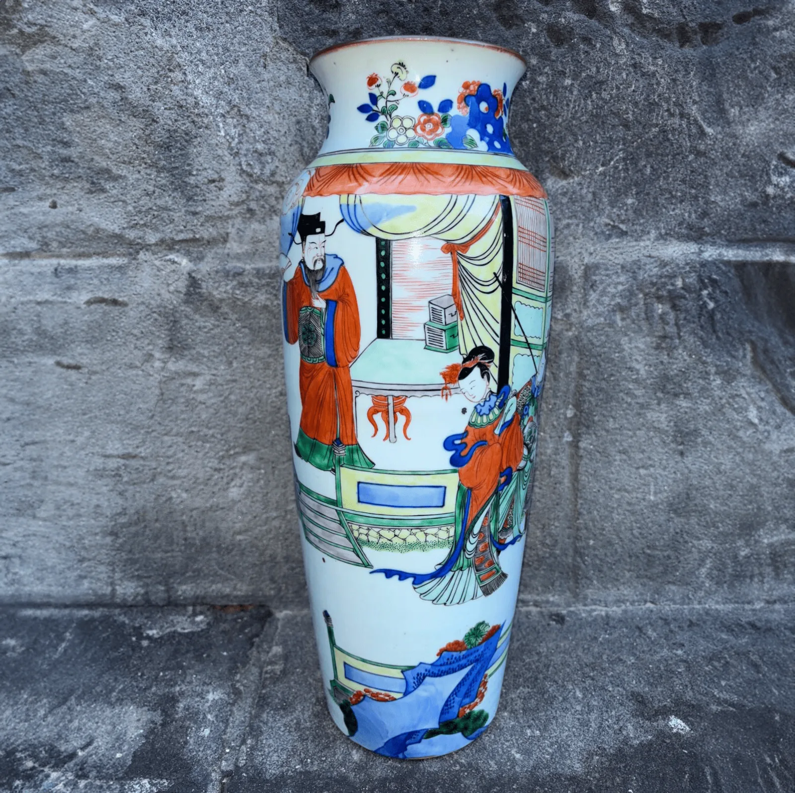 Vase chinois à manches du XVIIème siècle