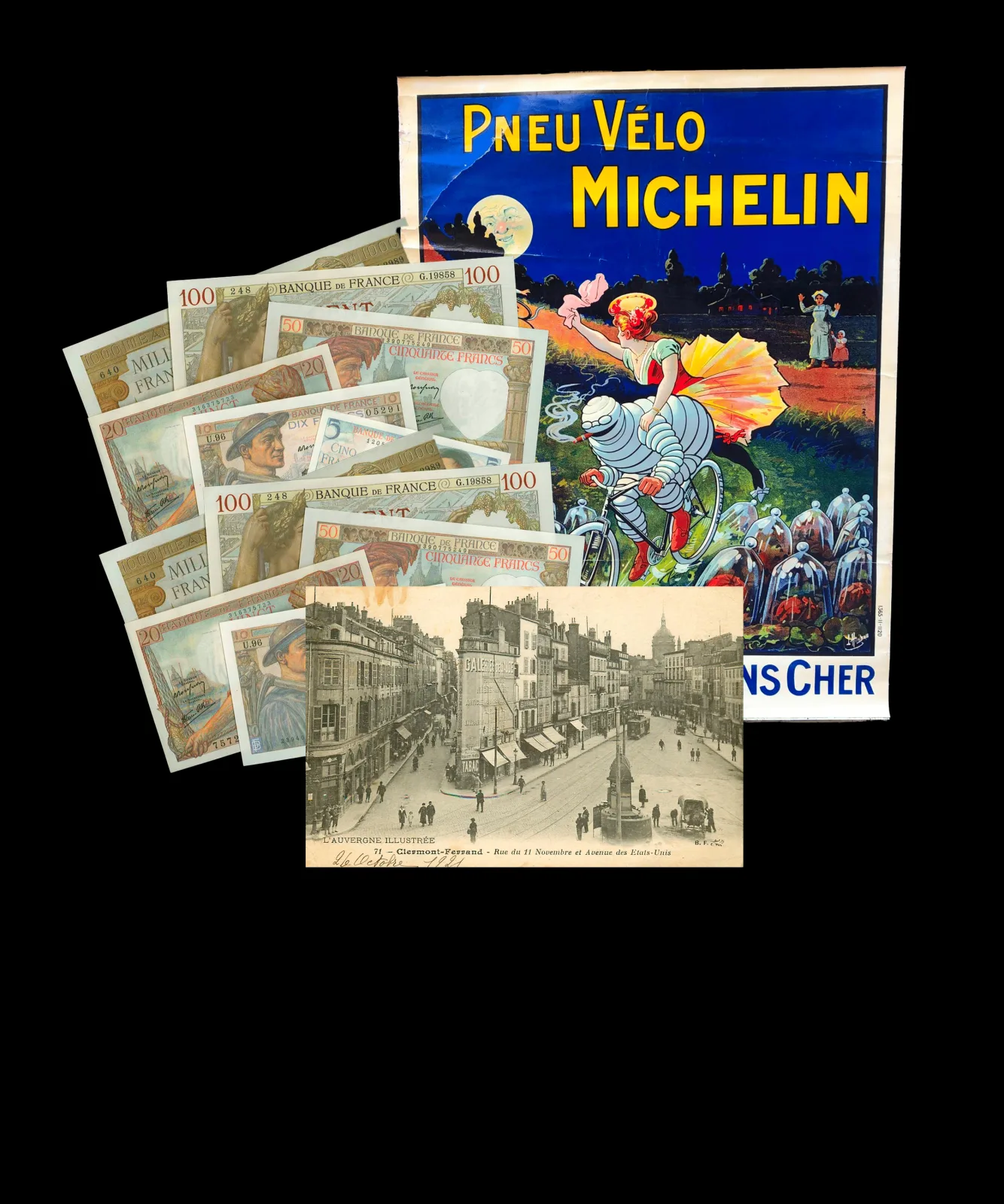 Timbres, cartes postales et affiches de collection